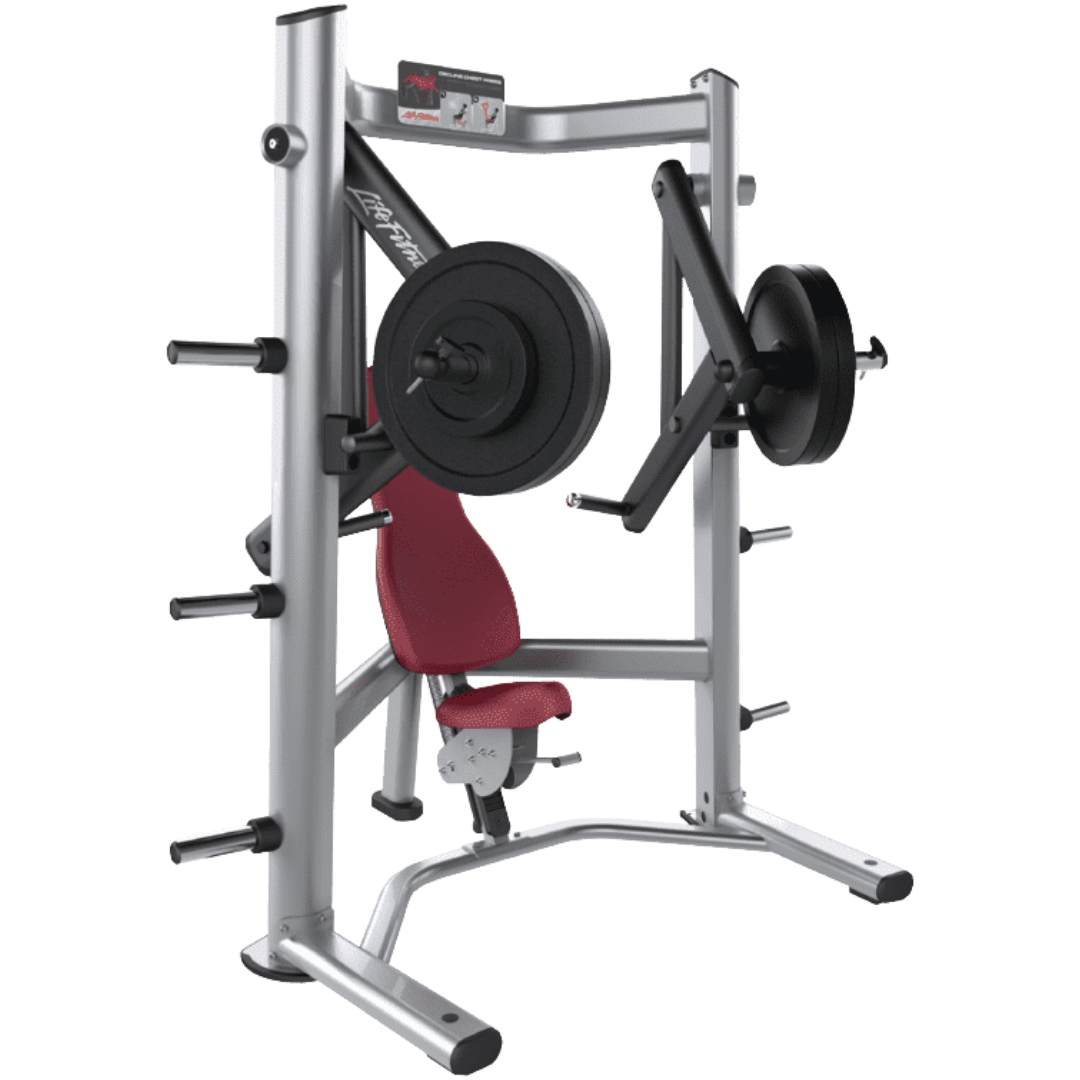 Life Fitness Plate Loaded Decline Chest Press