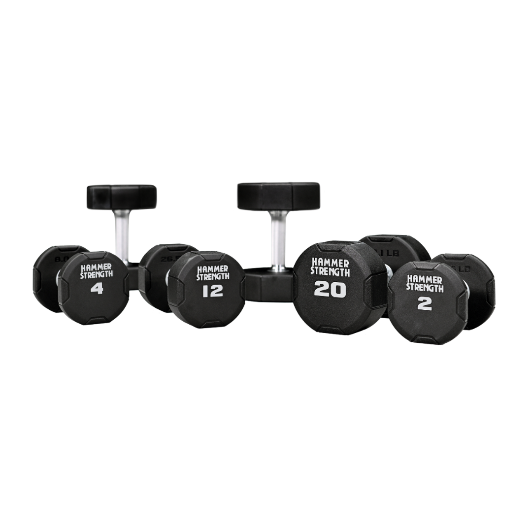 4-Sided Urethane Dumbbells