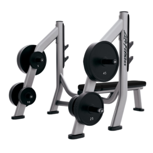 Life Fitness Olympic Bench Weight Storage